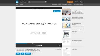 
                            8. Novidades SIMEC/SISPACTO - slideshare.net