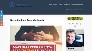 
                            2. Novo Site Para Aprender Inglês - AgoraEuFalo