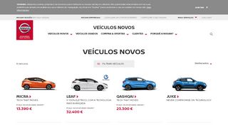 
                            8. Novos veículos | Nissan