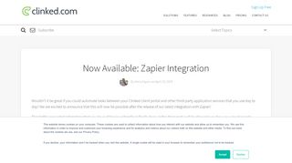 
                            8. Now Available: Zapier Integration - blog.clinked.com