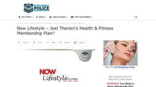 
                            3. Now Lifestyle – Joel Therien’s Health & Fitness Membership ...