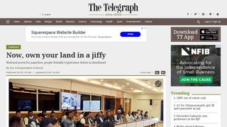 
                            7. Now, own your land in a jiffy - Telegraph India