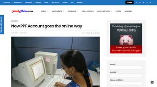
                            9. Now PPF Account goes the online way – …