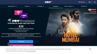 
                            7. NOW TV Broadband - Unlimited Home Broadband …