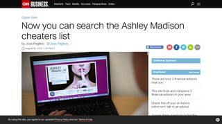 
                            9. Now you can search the Ashley Madison cheaters list