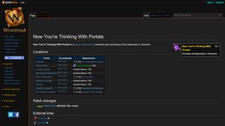
                            6. Now You're Thinking With Portals - Wowpedia - Your wiki guide to the ...