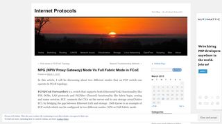 
                            5. NPG (NPIV Proxy Gateway) Mode Vs Full Fabric Mode in FCoE ...