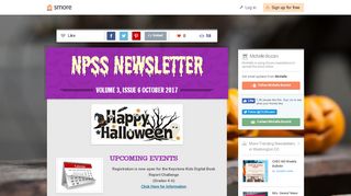 
                            6. NPSS Newsletter | Smore Newsletters for Education