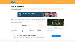 
                            9. Nsb.eklavvya.in: Online Exam Solution| Online Test, Online ...