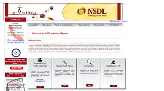 
                            9. NSDL eVoting System