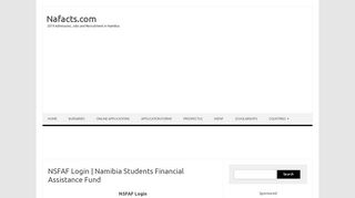 
                            9. NSFAF Login | Namibia Students Financial Assistance Fund ...