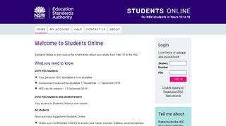 
                            2. NSW Students Online - Year 12 :: Students Online