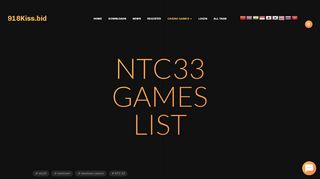 
                            2. NTC33 Games List - 918kiss.bid
