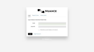 
                            1. Nuance Connections Partner Portal: Log In