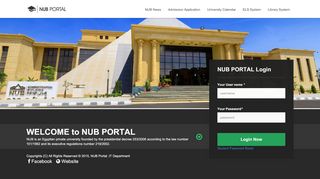 
                            4. NUB Portal Login Area