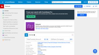
                            9. Nubank | Crunchbase