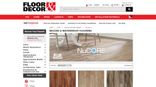 
                            1. NuCore ® Waterproof Flooring | Floor & Decor