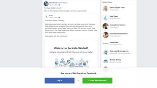
                            6. Nui Social - The Kala Wallet is here!! Click on the link... | Facebook