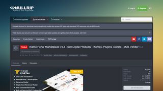 
                            4. Nulled - Theme Portal Marketplace v4.3 - Sell Digital Products ...