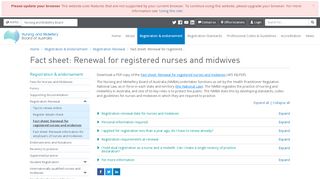 
                            8. Nursing and Midwifery Board of Australia - Fact sheet ...