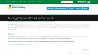 
                            2. Nursing Policy and Procedure Documents