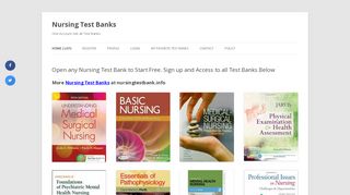 
                            6. Nursing Test Banks | One Account Get all Test Banks