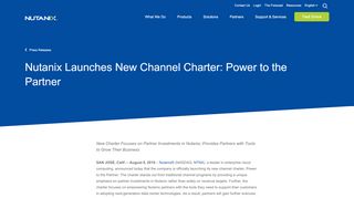 
                            5. Nutanix Launches New Channel Charter: Power to the Partner