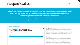 
                            8. nvQuickSite - Installer for DNN (formerly DotNetNuke)