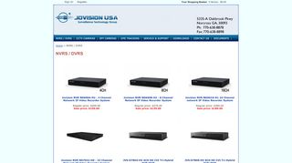 
                            3. NVRS / DVRS - Jovision USA | CloudSEE DVRs