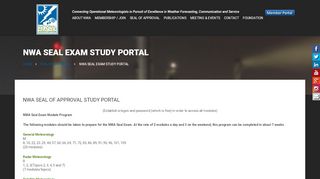 
                            7. NWA Seal Exam Study Portal - National Weather AssociationNational ...