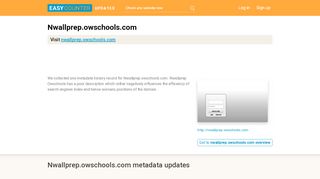 
                            6. Nwallprep Owschools (Nwallprep.owschools.com) - Login - updates