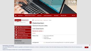
                            4. nwb Datenbank - UB Mannheim: Details - Universität Mannheim