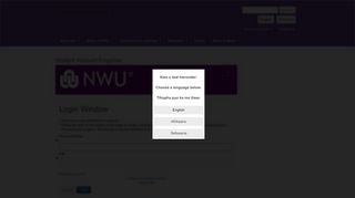 
                            2. NWU, Student administrative systems : Account enquiries