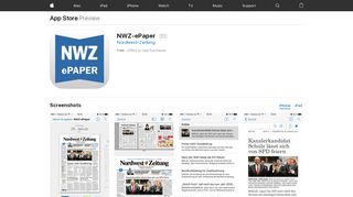 
                            7. ‎NWZ-ePaper on the App Store - apps.apple.com