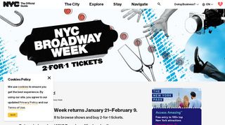 
                            7. NYC Broadway Week   | Theater in NYC | NYCgo