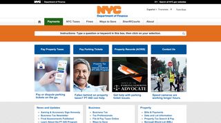 
                            4. NYC Department of Finance