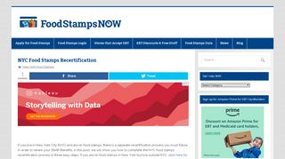 
                            8. NYC Food Stamps Recertification - Food Stamps Now