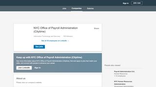 
                            6. NYC Office of Payroll Administration (Citytime) | LinkedIn