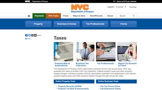 
                            3. NYC Taxes - New York City