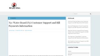 
                            8. Nyc Water Board (Ny) Customer Support and Bill Payments ...