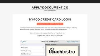 
                            5. ny&co credit card login | Applydocoument.co