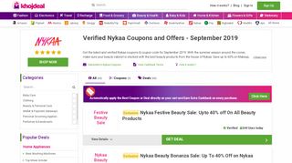 
                            8. Nykaa Coupon Codes & Offers | 85% Off on Beauty Care | …
