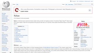 
                            7. Nykaa - Wikipedia