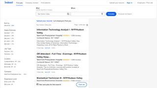 
                            5. Nyp Hudson Valley Jobs, Employment | Indeed.com