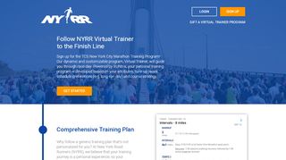 
                            2. NYRR Virtual Trainer page - New York Road Runners