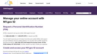 
                            8. NYS DCSE | Log in - Child Support - NY.gov