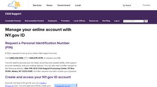 
                            10. NYS DCSE | Log in - NYS DCSS | New York Child Support