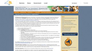 
                            2. NYS Division of Licensing Services - New York State ...