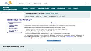 
                            4. NYS WCB - Overview of Employer Coverage Search