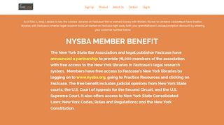 
                            9. NYSBA Member Benefit | Fastcase